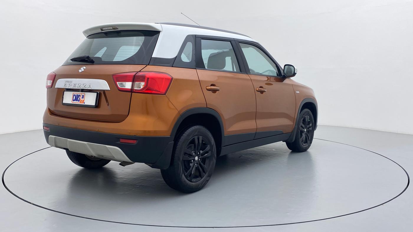 2018 Maruti Vitara Brezza ZDI+ DUAL TONE AMT, Diesel, Automatic, 56,142 km, Right Back Diagonal