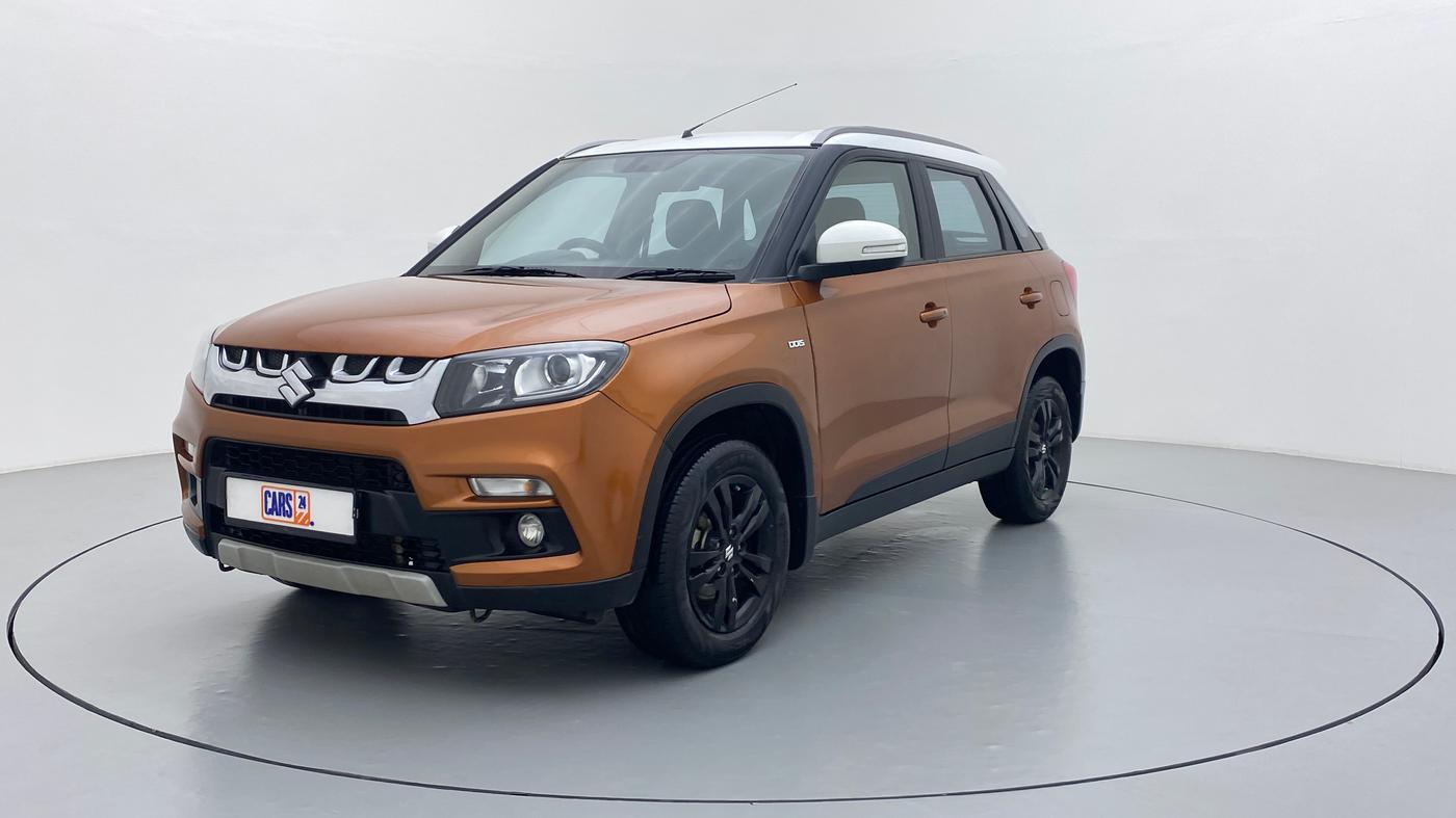 2018 Maruti Vitara Brezza ZDI+ DUAL TONE AMT, Diesel, Automatic, 56,142 km, Left Front Diagonal