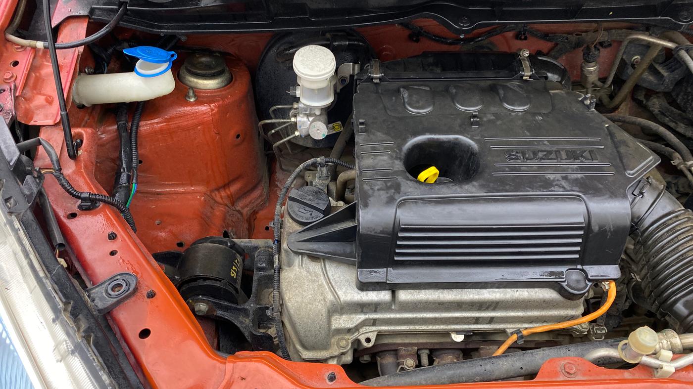 2018 Maruti Wagon R 1.0 VXI AMT, Petrol, Automatic, 83,597 km, Engine View - Right