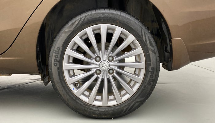 2018 Maruti Ciaz ALPHA 1.4 VVT, Petrol, Manual, 23,910 km, Left Rear Wheel