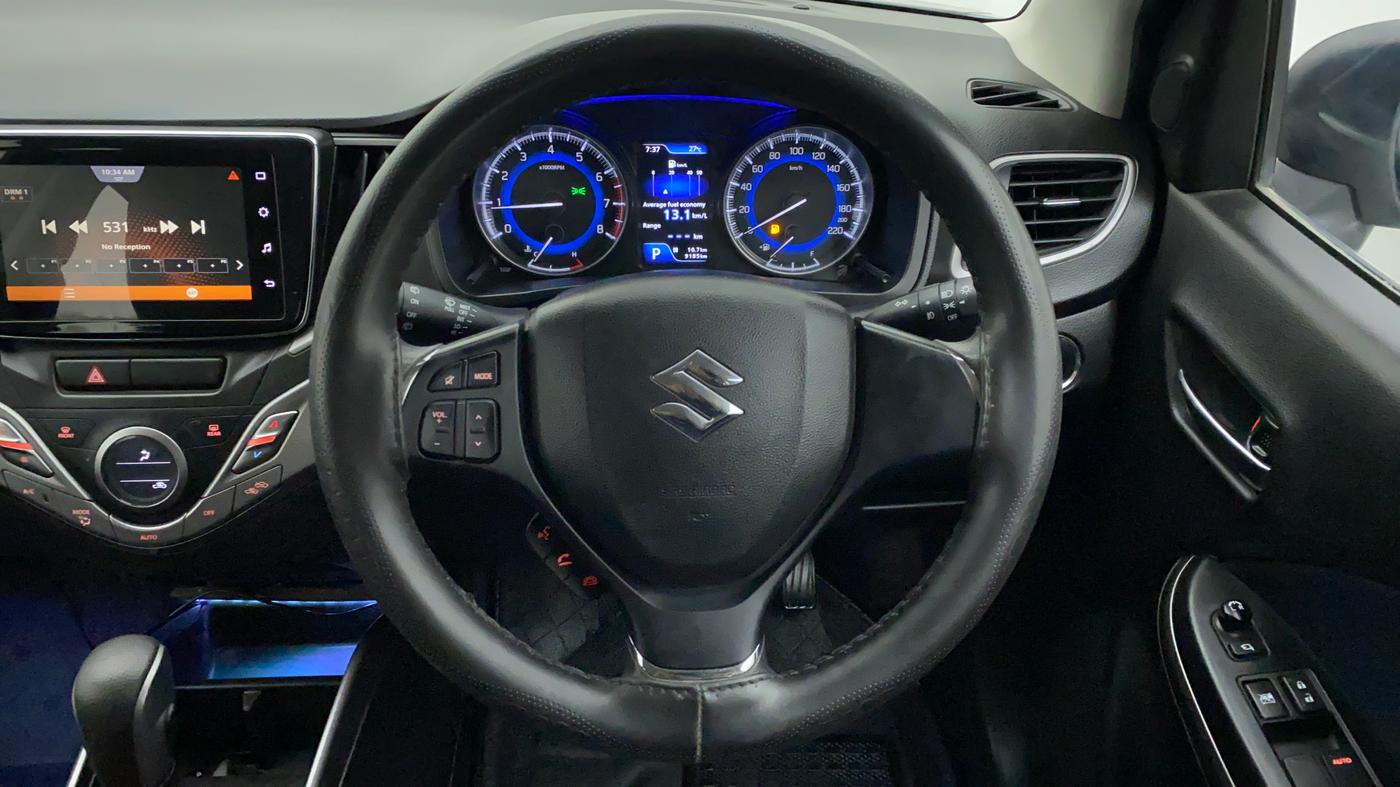 2021 Maruti Baleno ZETA CVT PETROL 1.2, Petrol, Automatic, 9,497 km, Steering Wheel Close Up