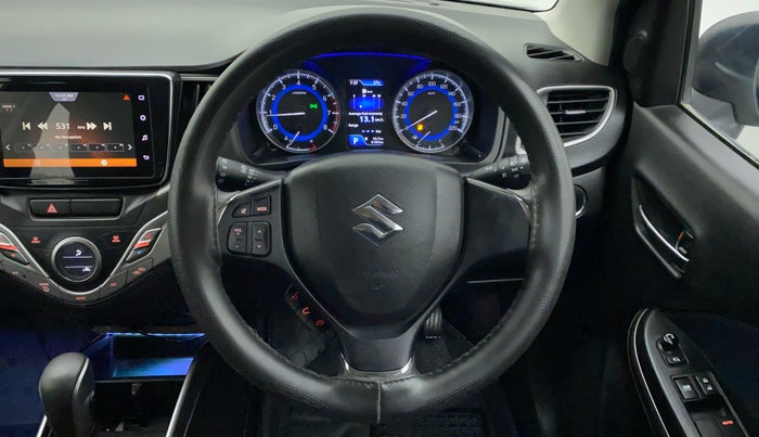 2021 Maruti Baleno ZETA CVT PETROL 1.2, Petrol, Automatic, 9,497 km, Steering Wheel Close Up