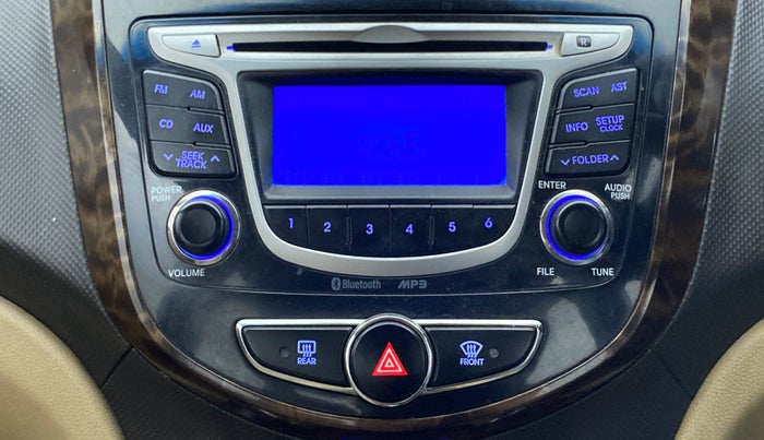 2013 Hyundai Verna FLUIDIC 1.6 SX VTVT OPT, Petrol, Manual, 75,571 km, Infotainment System