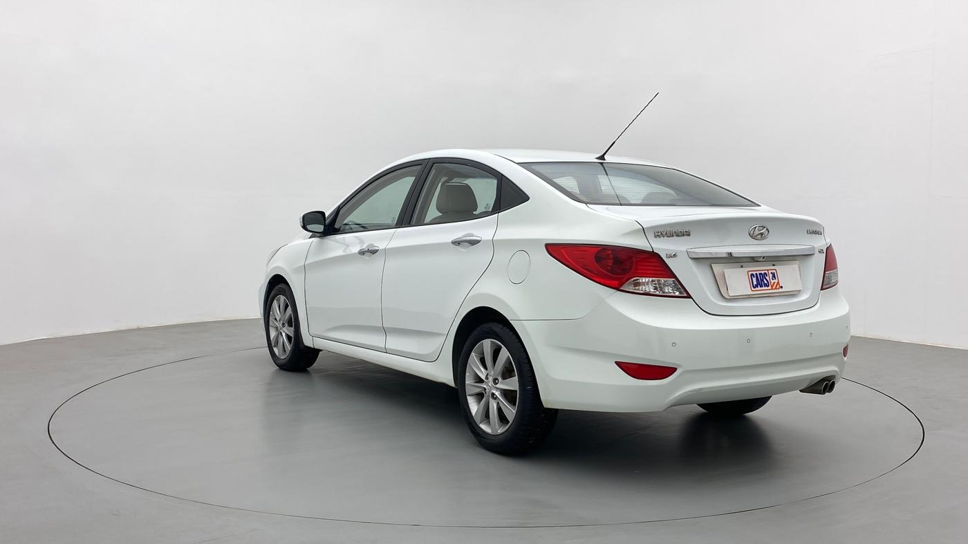 2013 Hyundai Verna FLUIDIC 1.6 SX VTVT OPT, Petrol, Manual, 75,571 km, Left Back Diagonal