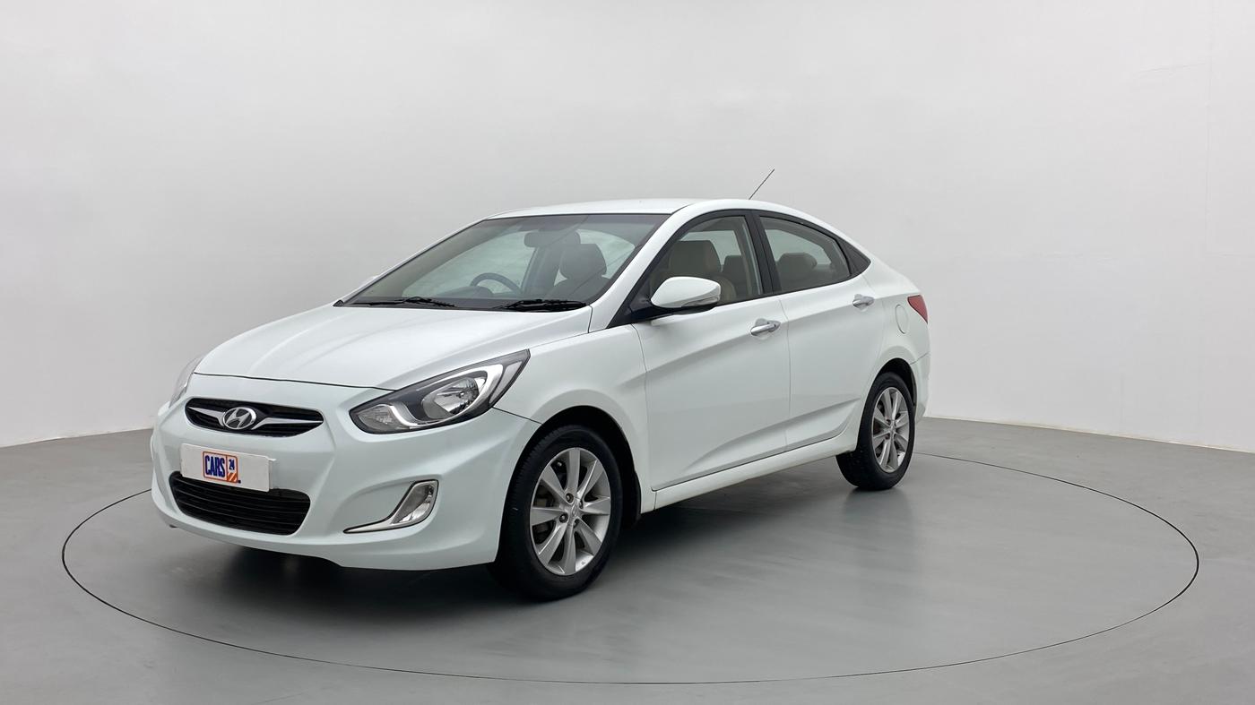 2013 Hyundai Verna FLUIDIC 1.6 SX VTVT OPT, Petrol, Manual, 75,571 km, Left Front Diagonal