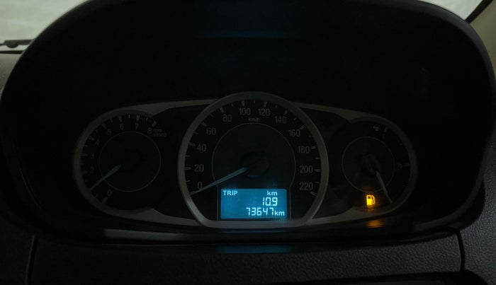 2015 Ford Figo Aspire TITANIUM 1.2 PETROL, CNG, Manual, 73,637 km, Odometer Image