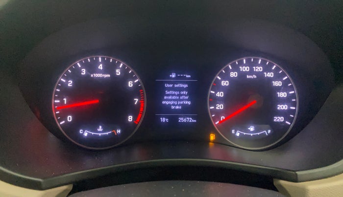 2019 Hyundai Elite i20 ASTA 1.2 (O), Petrol, Manual, 25,671 km, Odometer Image