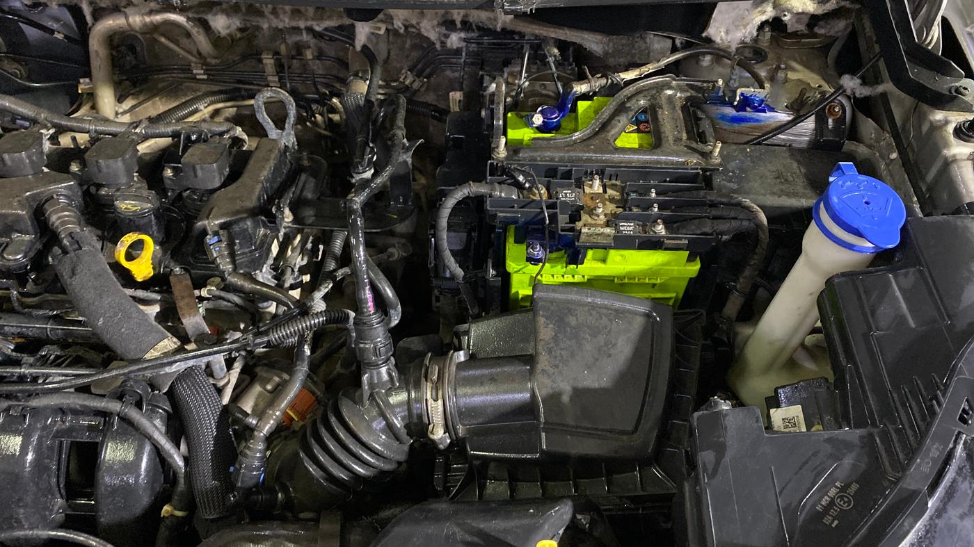 2019 Ford Ecosport TITANIUM + 1.5L PETROL AT, Petrol, Automatic, 74,762 km, Engine View - Left