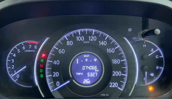 2015 Honda CRV 2.0 2WD AT, Petrol, Automatic, 74,345 km, Odometer Image