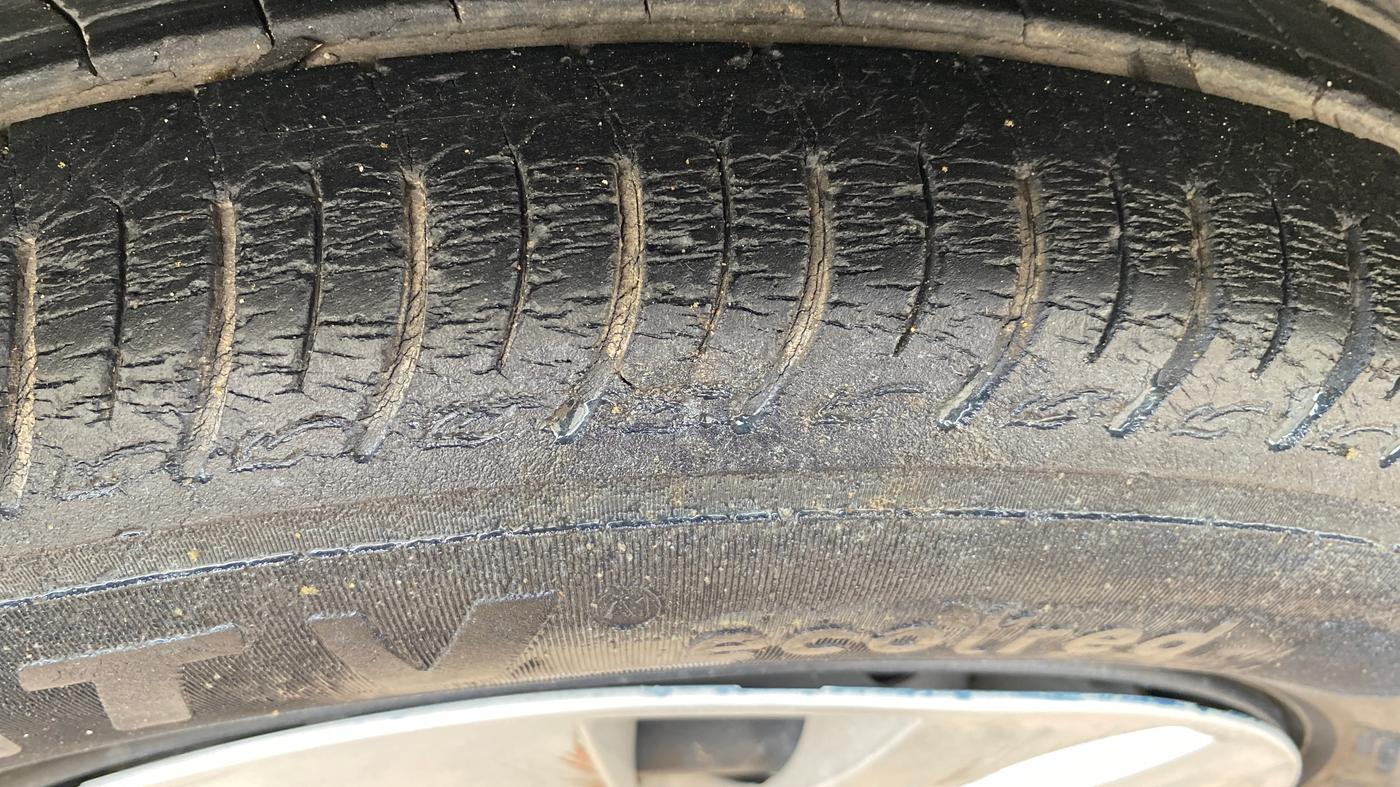2019 Maruti Baleno DELTA PETROL 1.2, Petrol, Manual, 45,432 km, Left Front Tyre Tread