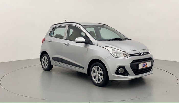 2014 Hyundai Grand i10 SPORTZ 1.2 KAPPA VTVT, Petrol, Manual, 44,778 km, Right Front Diagonal