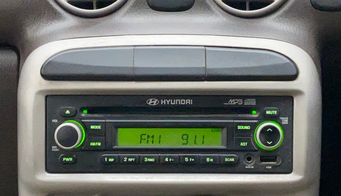 2011 Hyundai Santro Xing GLS, Petrol, Manual, 55,224 km, Infotainment System