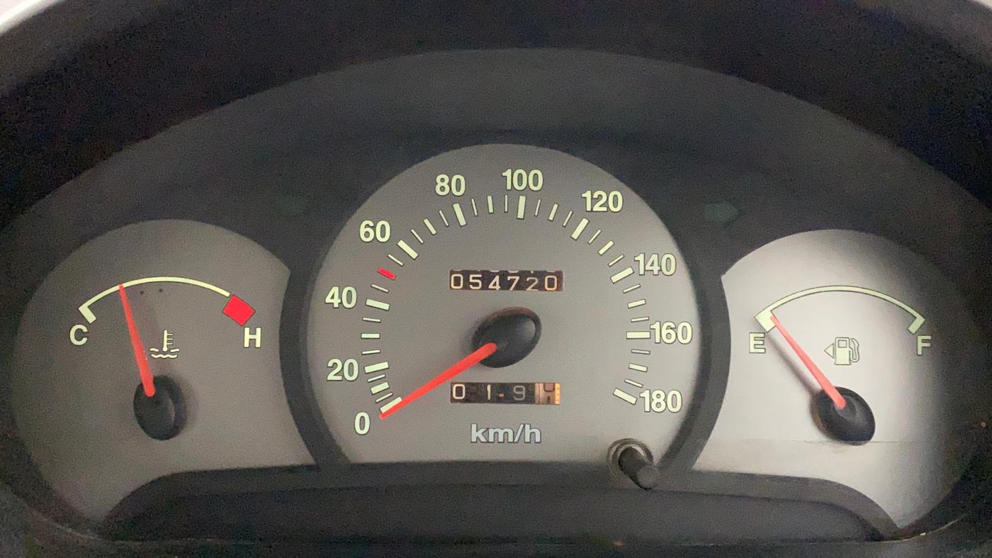 2011 Hyundai Santro Xing GLS, Petrol, Manual, 55,224 km, Odometer Image