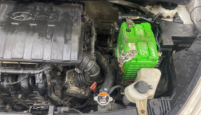 2013 Hyundai Grand i10 SPORTZ AT 1.2 KAPPA VTVT, Petrol, Automatic, 1,02,760 km, Engine View - Left