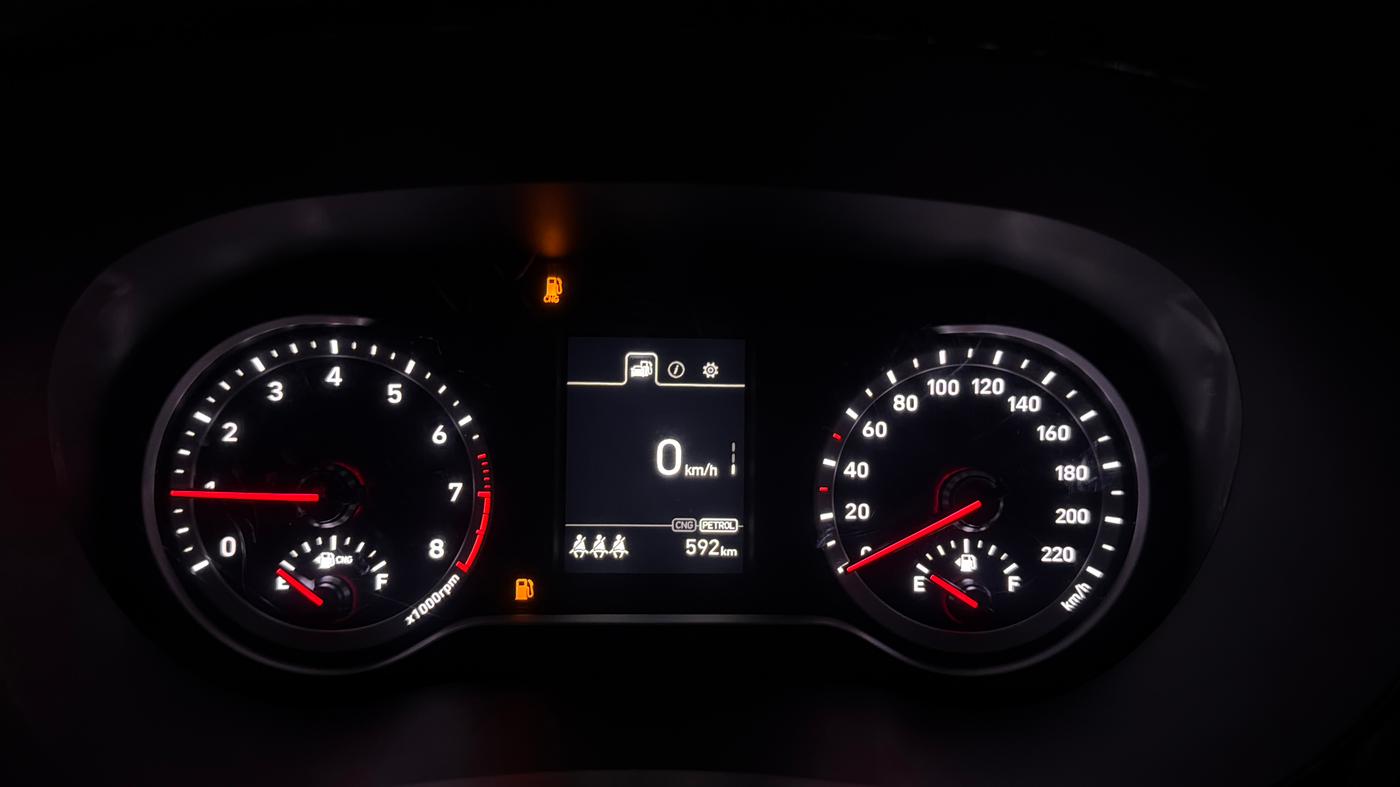 2026 Hyundai AURA S 1.2 CNG, CNG, Manual, 591 km, Odometer Image