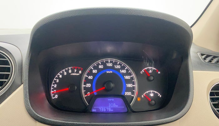 2016 Hyundai Grand i10 SPORTZ 1.2 KAPPA VTVT, Petrol, Manual, 73,649 km, Odometer Image