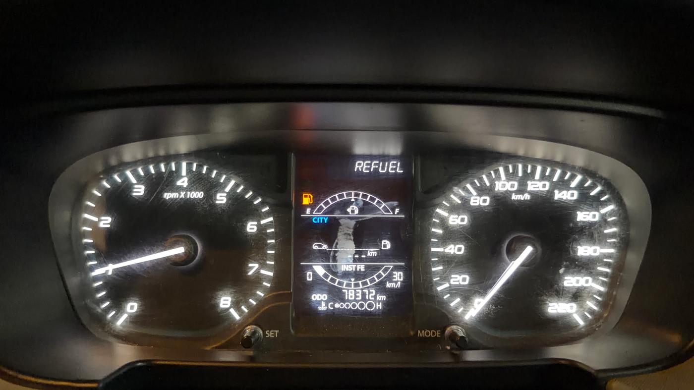 2023 Tata PUNCH ADVENTURE MT, Petrol, Manual, 78,363 km, Odometer Image