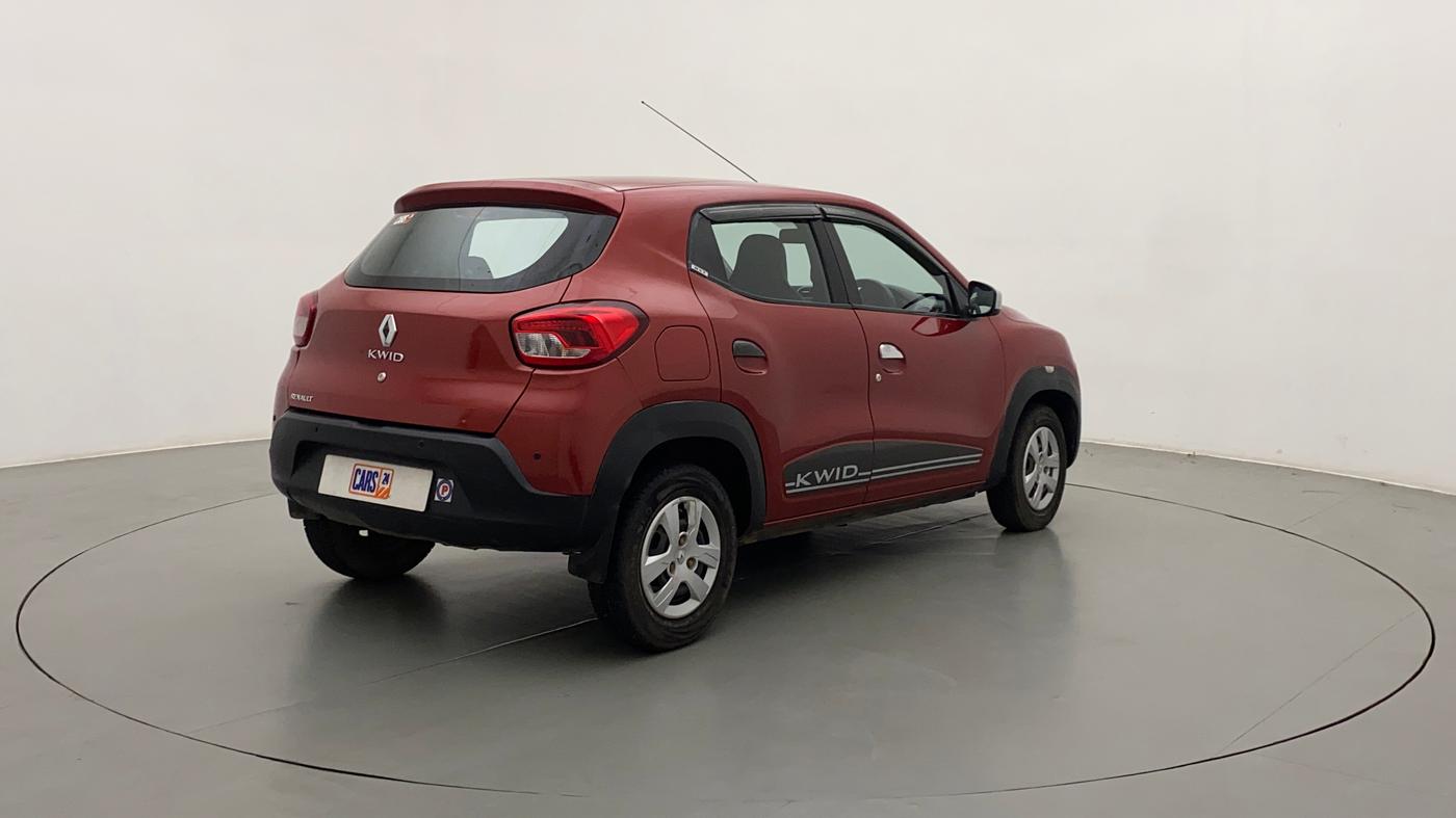 2019 Renault Kwid RXT 1.0 (O), Petrol, Manual, 22,088 km, Right Back Diagonal