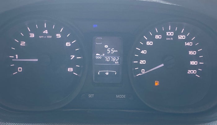 2016 Tata Tiago XM PETROL, Petrol, Manual, 70,735 km, Odometer Image