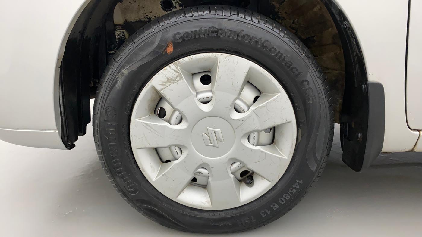 2012 Maruti Wagon R 1.0 LXI, Petrol, Manual, 98,453 km, Left Front Wheel