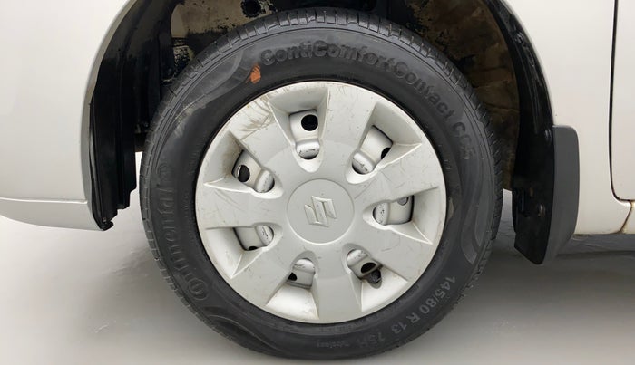 2012 Maruti Wagon R 1.0 LXI, Petrol, Manual, 98,453 km, Left Front Wheel