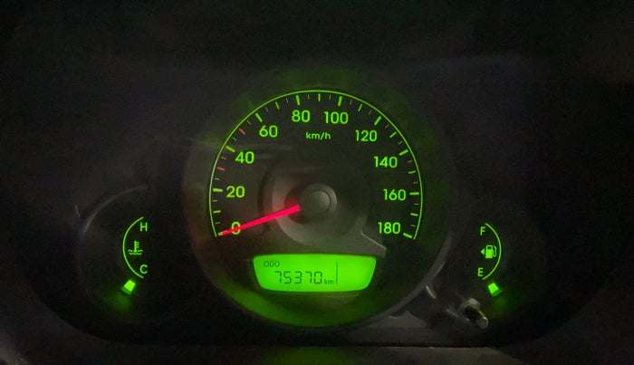 2012 Hyundai Eon ERA +, Petrol, Manual, 75,364 km, Odometer Image