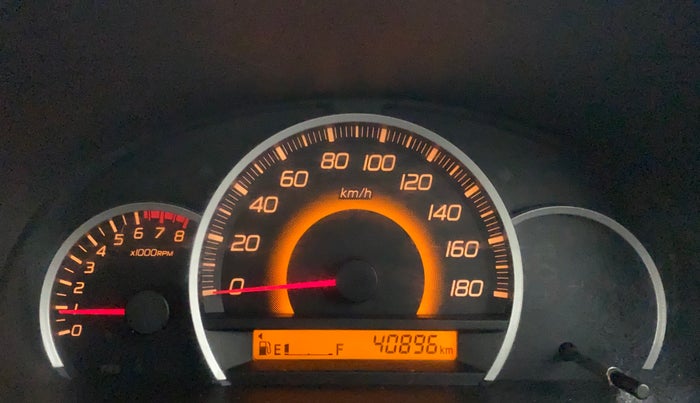 2013 Maruti Wagon R 1.0 VXI, Petrol, Manual, 40,896 km, Odometer Image