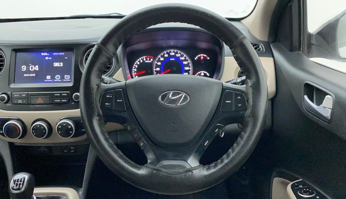 2019 Hyundai Grand i10 SPORTZ 1.2 KAPPA VTVT, Petrol, Manual, 40,352 km, Steering Wheel Close Up