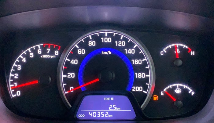 2019 Hyundai Grand i10 SPORTZ 1.2 KAPPA VTVT, Petrol, Manual, 40,352 km, Odometer Image