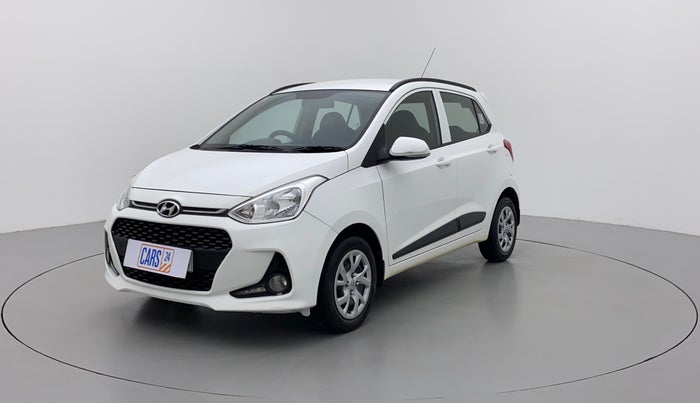 2019 Hyundai Grand i10 SPORTZ 1.2 KAPPA VTVT, Petrol, Manual, 40,352 km, Left Front Diagonal