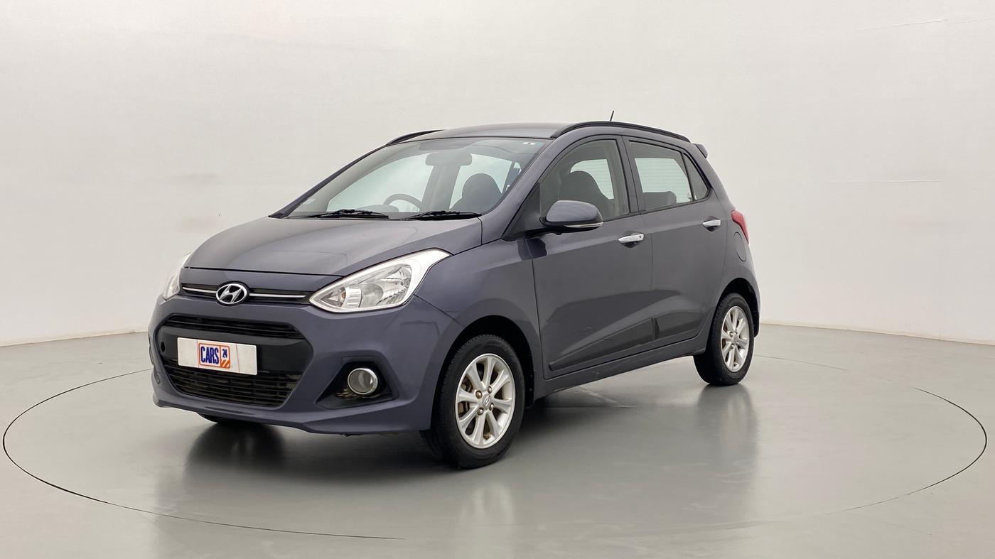 2014 Hyundai Grand i10 ASTA 1.2 KAPPA VTVT, Petrol, Manual, 53,744 km, Left Front Diagonal