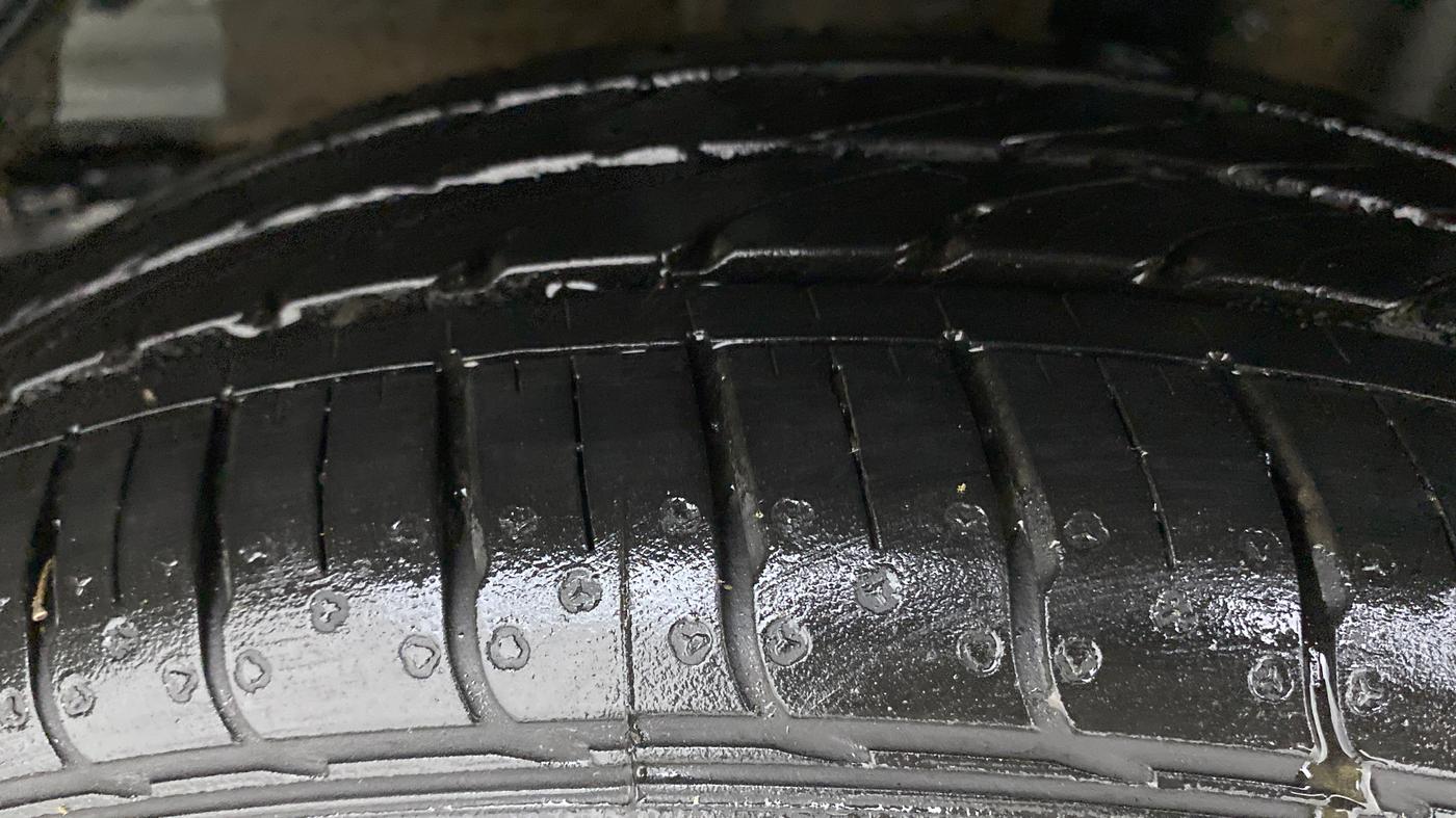 2022 Tata TIAGO NRG PETROL AT, Petrol, Automatic, 9,745 km, Left Rear Tyre Tread
