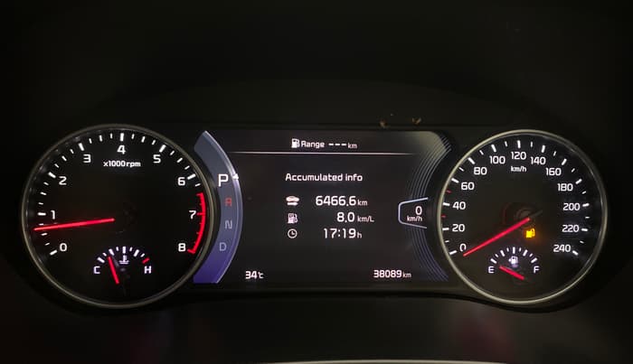 2022 KIA SELTOS GTX PLUS DCT 1.4 PETROL, Petrol, Automatic, 38,066 km, Odometer Image