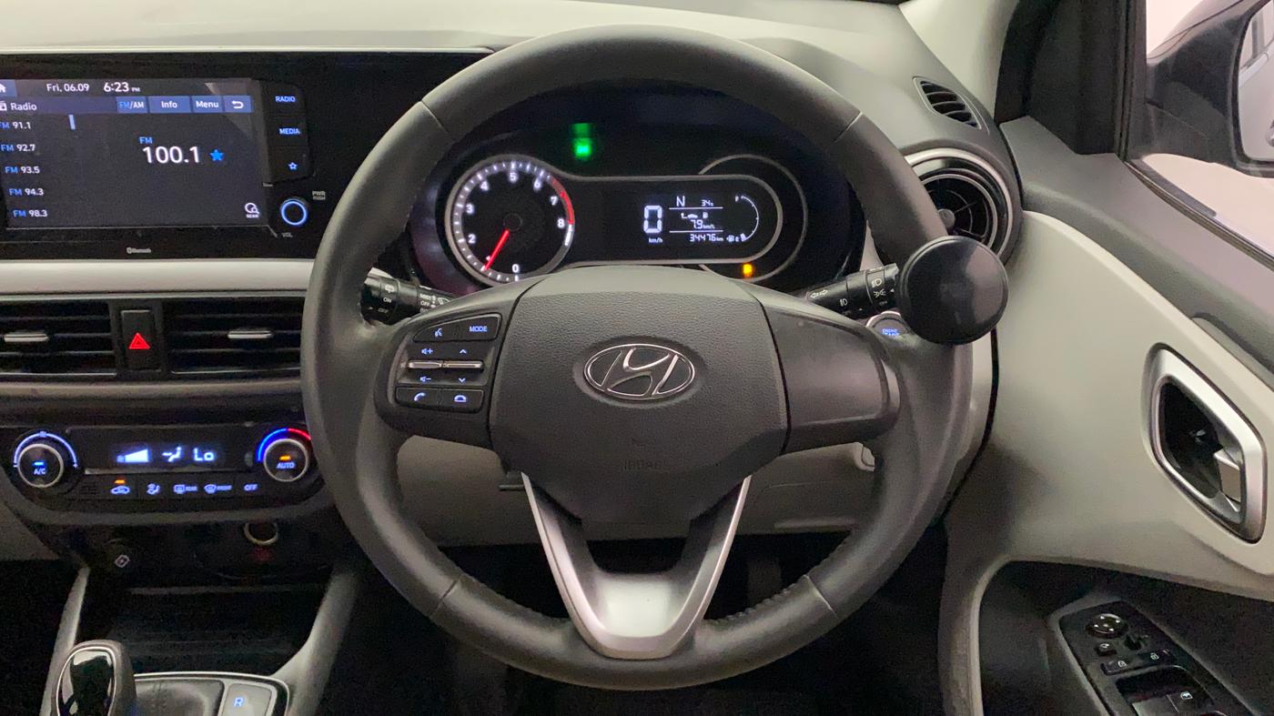 2021 Hyundai GRAND I10 NIOS ASTA AMT 1.2 KAPPA VTVT, Petrol, Automatic, 34,529 km, Steering Wheel Close Up