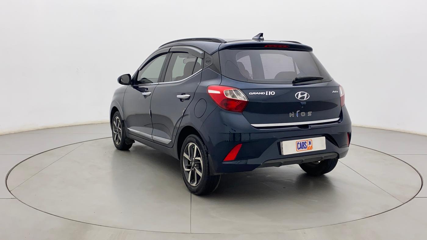 2021 Hyundai GRAND I10 NIOS ASTA AMT 1.2 KAPPA VTVT, Petrol, Automatic, 34,529 km, Left Back Diagonal