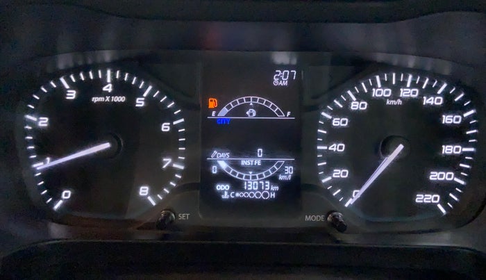 2021 Tata ALTROZ XE 1.2, Petrol, Manual, 13,073 km, Odometer Image