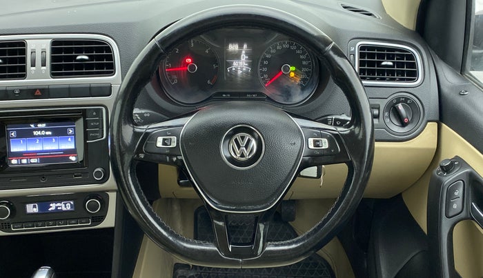 2017 Volkswagen Ameo HIGHLINE PLUS 1.5L AT 16 ALLOY, Diesel, Automatic, 60,793 km, Steering Wheel Close Up