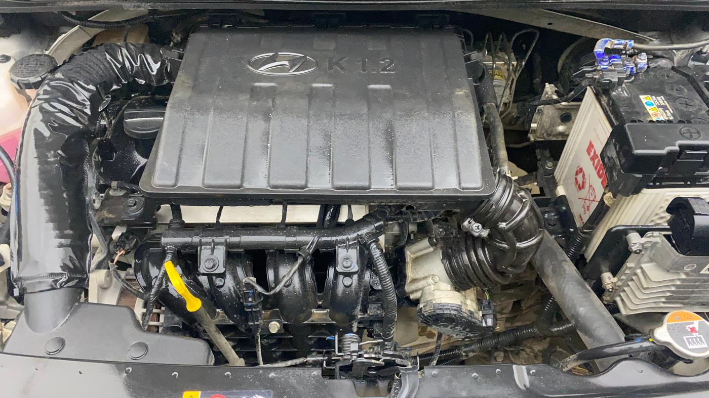2021 Hyundai AURA SX PLUS 1.2 AMT, Petrol, Automatic, 26,914 km, Engine View