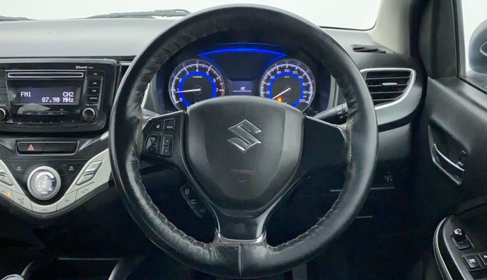 2018 Maruti Baleno DELTA PETROL 1.2, Petrol, Manual, 1,17,495 km, Steering Wheel Close Up