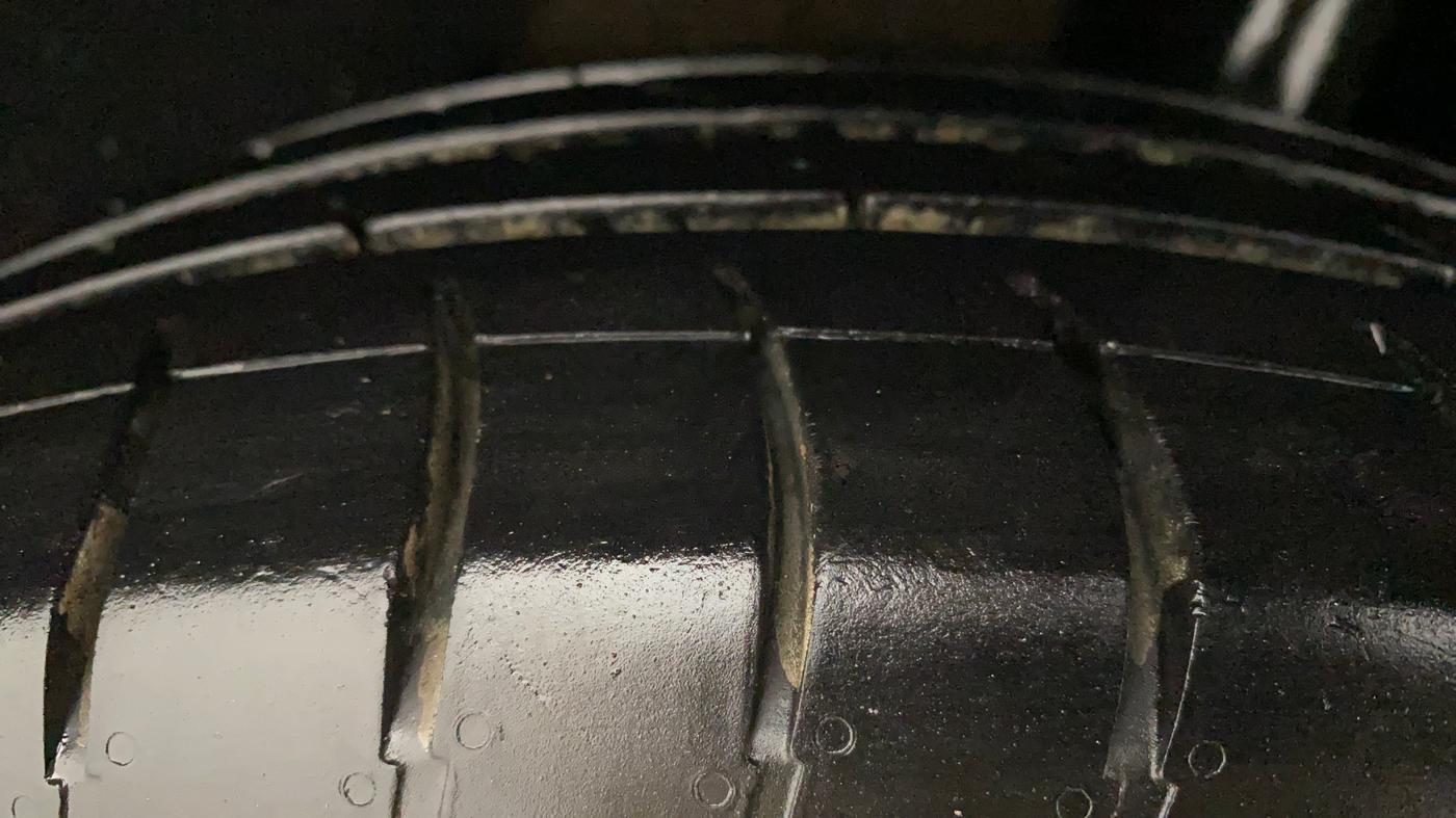 2018 Maruti Baleno DELTA PETROL 1.2, Petrol, Manual, 1,17,495 km, Left Rear Tyre Tread