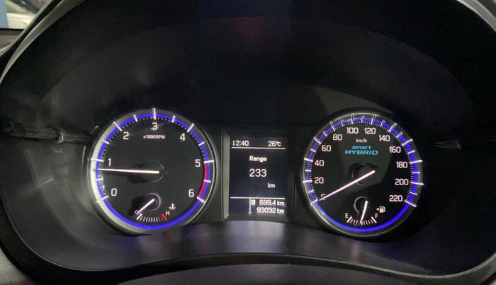 2019 Maruti S Cross ALPHA 1.3, Diesel, Manual, 93,011 km, Odometer Image