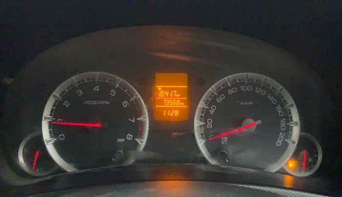 2012 Maruti Swift VXI, Petrol, Manual, 73,703 km, Odometer Image