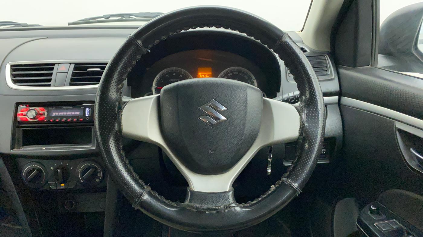 2012 Maruti Swift VXI, Petrol, Manual, 73,703 km, Steering Wheel Close Up