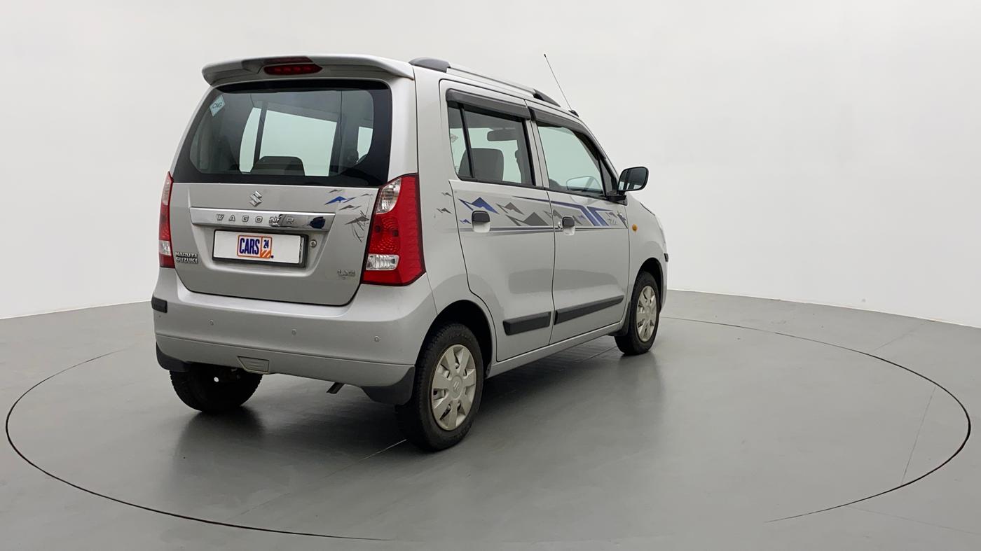 2014 Maruti Wagon R 1.0 LXI CNG SIGNATURE EDITION, CNG, Manual, 3,262 km, Right Back Diagonal