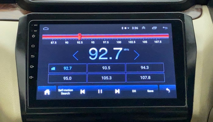 2017 Maruti Dzire VXI, Petrol, Manual, 52,020 km, Infotainment System