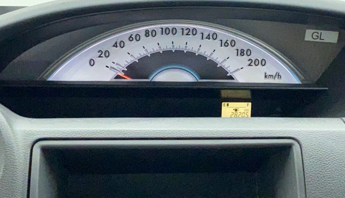 2012 Toyota Etios Liva G, Petrol, Manual, 28,205 km, Odometer Image