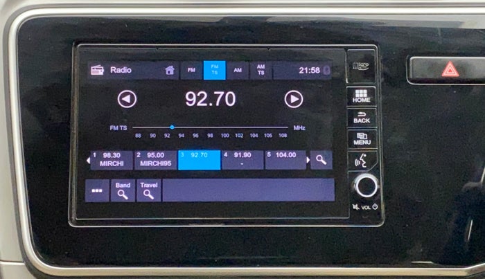 2018 Honda City 1.5L I-VTEC VX, Petrol, Manual, 39,639 km, Infotainment System