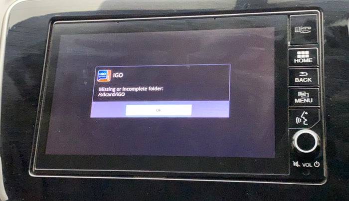 2018 Honda City 1.5L I-VTEC VX, Petrol, Manual, 39,639 km, Infotainment system - GPS Card not working/missing