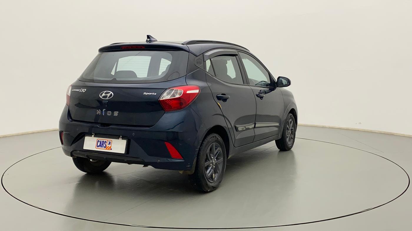 2022 Hyundai GRAND I10 NIOS SPORTZ 1.2 KAPPA VTVT CNG, CNG, Manual, 16,959 km, Right Back Diagonal