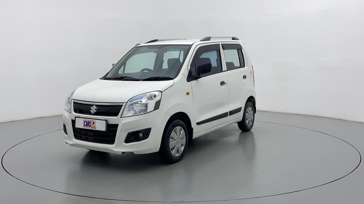 2018 Maruti Wagon R 1.0 LXI CNG, CNG, Manual, 74,452 km, Left Front Diagonal